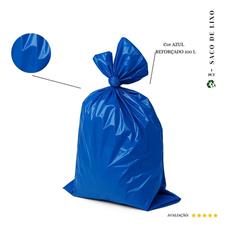 Saco De Lixo 100l Reforçado Azul 20 Und