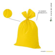 Saco De Lixo  20l Reforçado Amarelo   20 Und