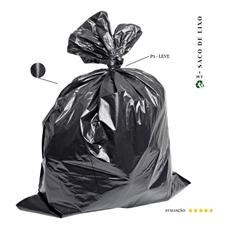 Saco De Lixo 100 Litros- P3 - Leve- 100 Unidades