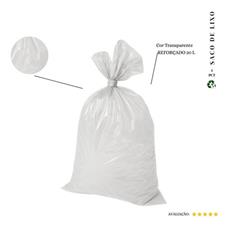 Saco De Lixo 20l Reforçado Transparente 20 Und