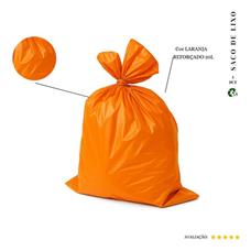 Saco De Lixo 20l Reforçado Laranja 20 Und
