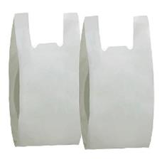 Sacola Plástica Reciclada Reforçada 40x50 Branca - 1 Kg