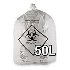 Sacos De Lixo Infectante Hospitalar 50 Litros 100 Unidades