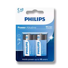 02 Pilhas Alcalinas C Philips