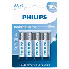 4 Pilhas Alcalinas Aa Philips
