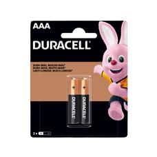 2 Pilhas Alcalinas Aaa Palito Duracell