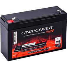 Bateria Estacionária Selada 6V 12Ah VRLA UP6120 Unipower