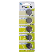 Bateria Cr2032 Cartela Com 5 Unidades Flex
