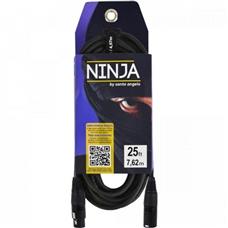 Cabo XLR Macho x XLR Fêmea 7,62m Ninja LW B Santo Angelo