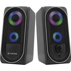 Caixa de Som Gamer Multimídia Fortrek Black Hawk RGB Preta