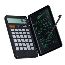 Calculadora Com Tela P. Anotação Preta Elgin