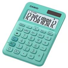 Calculadora De Mesa Casio MS20UC 12 Dígitos Verde