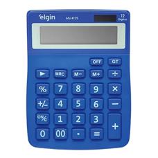 Calculadora Mesa Visor 12 Dig. - Azul Mv4125 Elgin