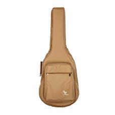 Capa P/ Violão Folk Extra Bolso Cargo - Nylon 600 - Bege Bkr 1