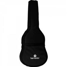 Capa Para Violão Folk Harmonics Nylon Luxo Preta