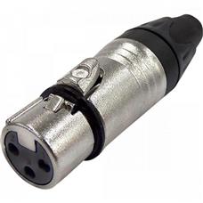 Conector Cannon Fêmea 3 Polos Metal JCCN0017 Storm - PCT / 10