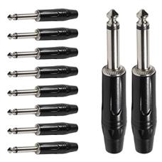 Conector P10 Macho Mono Ponta Niquel Storm 10 Unidades