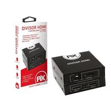 Divisor HDMI 1.3 1 Entrada X 2 Saídas Preto PIX