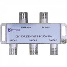 Divisor Satélite 1/4 5-2400 MHz Storm - PCT / 10
