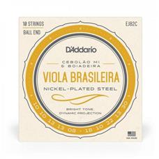 Encordoamento Para Viola Brasileira Cebolão MI/Boiadeira EJ82C D Addario