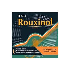 Encordoamento Violão R-53a Nylon Preto Dourada Rouxinol
