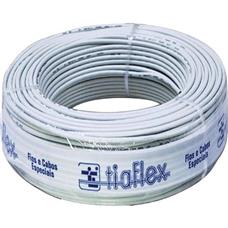 Fio Manga 4 x 24AWG Sem Blindagem Bege Tiaflex - RL / 100