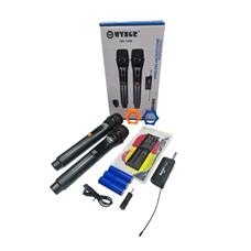 Par Microfone Profissional sem Fio UHF com Bateria Recarregável WG-U702 WVNGR